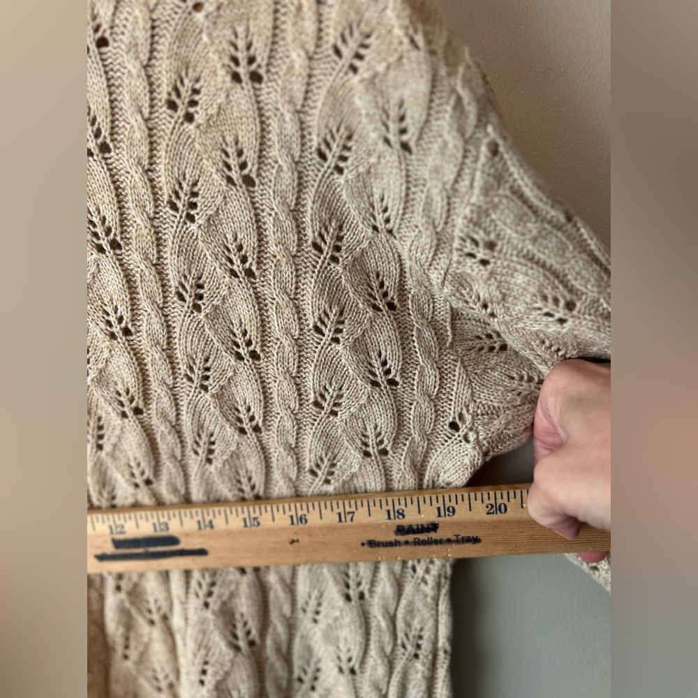 ✌️4/$20✌️ Tunic length open knit sweater - Picture 8 of 12
